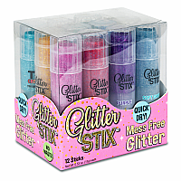 KWIK STIX GLITTER STIX 12 PK