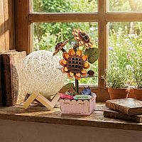 WOODEN PUZZLE SUNFLOWER BLOOM