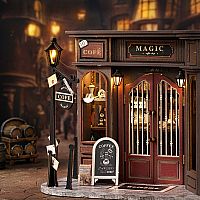 DIY TINIATURE OLD COFFEE HOUSE
