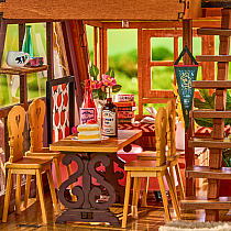 DIY TINIATURE OLD COFFEE HOUSE