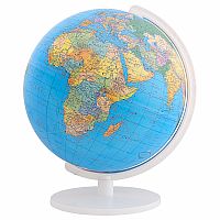 ILLUMINATED GEOPOLITICAL GLOBE