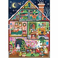 CHRISTMAS HOUSE 100 PC PUZ
