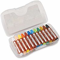 12 COUNT OIL PASTELS