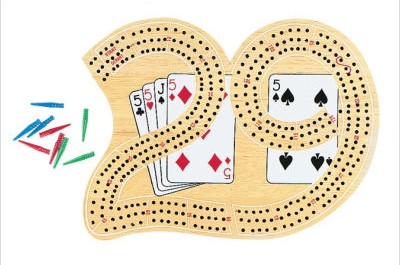 29 Cribbage Board 3 Track Over The Rainbow