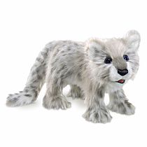 SNOW LEOPARD HAND PUPPET