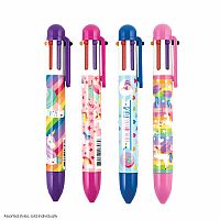 6 CLICK INK PEN UNICORNS