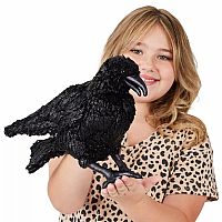 CROW HAND PUPPET