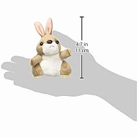 FINGER PUPPET GREY RABBIT
