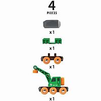 BRIO Clever Crane Wagon