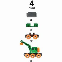 BRIO Clever Crane Wagon