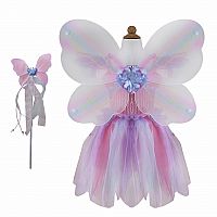 BUTTERFLY DRESSS/WINGS PINK 5/6