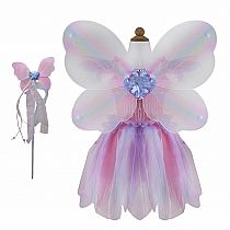 BUTTERFLY DRESSS/WINGS PINK 5/6