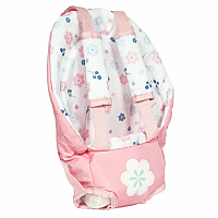 PINK BLOOMS BABY SNUGGLE CARRIAGE