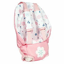 PINK BLOOMS BABY SNUGGLE CARRIAGE