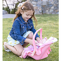 PINK BLOOMS CAR SEAT CARRIER