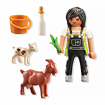 PM WOMAN WITH GOATS