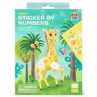 STICKER BY NUMBER ANIMALS