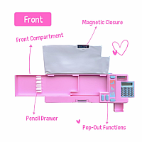 MULTI FUNCT PENCIL CASE UNICORN