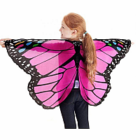 Pink Glitter Butterfly Wings 