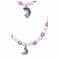 PURPLE RAINBOW NECKLACE/BRACELET