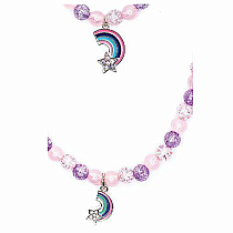 PURPLE RAINBOW NECKLACE/BRACELET