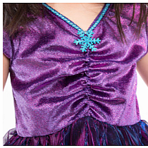PURPLE ICE PRINCESS DRESS LG