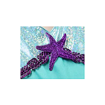Purple Sparkle Mermaid - 3-5 Years (M)