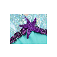 Purple Sparkle Mermaid - 1-3 Years (S)