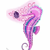 MERMAID FACE STICKERS