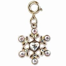 CHARM IT GOLD SNOWFLAKE CHARM