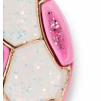 CHARM IT! SOCCERBALL GOLD GLITTER