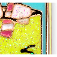 CHARM IT! Gold Glitter Lemonade Charm