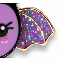 CHARM IT! Gold Glitter Bat Charm