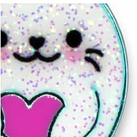CHARM IT! Gold Glitter Seal Charm