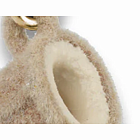 CHARM IT FUZZY BOOTIE GOLD