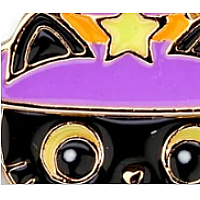 CHARM IT BLACK CAT SWIVEL