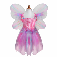 BUTTERFLY DRESSS/WINGS PINK 5/6