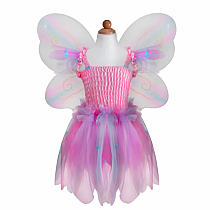 BUTTERFLY DRESSS/WINGS PINK 5/6