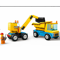 LEGO CONSTRUCTION TRUCK WRECK