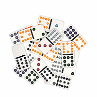 DOUBLE 12 DOMINOES TIN