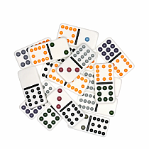 DOUBLE 12 DOMINOES TIN