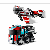 LEGO FLATBED TRUCK/HELICOPTER