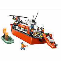 LEGO USCG  RESCUE BOAT/HELICOPTER
