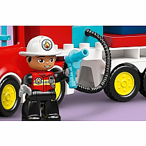 DUPLO FIRE TRUCK W HOSE/FIRE