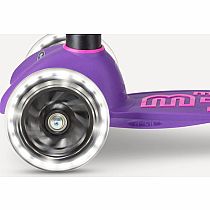 MINI DLX SCOOTER PURPLE/PNK LED