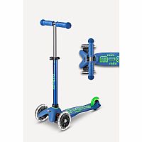MINI DLX SCOOTER LED BLUE CRYSTAL