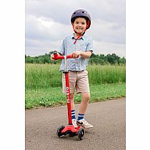 MAXI DLX SCOOTER LED RED