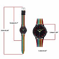 OVVEL COLOR STRIPES GIRL ANALOG