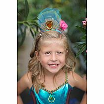 PRETTY PEACOCK DRESS/HEADBAND 5/6