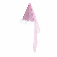 GLITTER PRINCESS HAT PINK